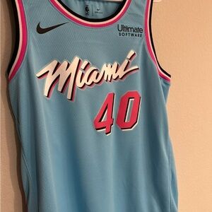 Nike Miami Heat Udonis Haslem Swingman NBA Jersey Vice City Edition - Size Large